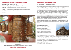 Flyer Juni 2016 - Tibet Kailash Haus