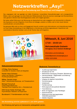 Netzwerktreffen „Asyl“