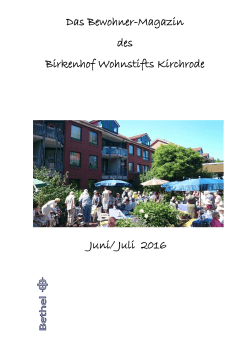 06-07/2016 - Birkenhof Wohnstift Kirchrode