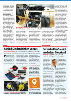 So verhalten Sie sich nach dem Diebstahl So sind Sie den Dieben