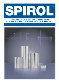 Distanzh&uuml;lsen und H&uuml;lsen/Buchsen nach Kundenzeichnung