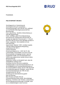 RUD Anschlagmittel 2015 PSA-STARPOINT VRS-M12