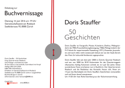 Doris Flyer_3.indd - Quartierverein Riesbach