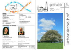 im PDF-Format - Lutherkirche Hof