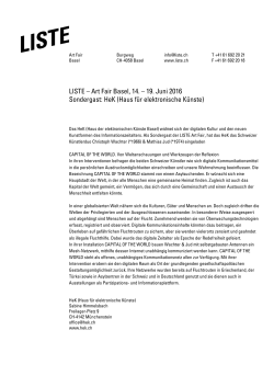HeK (Haus f&uuml;r elektronische K&uuml;nste)