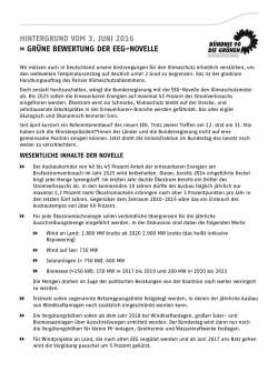 gr&uuml;ne bewertung der eeg-novelle