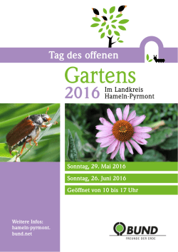 Programmheft kleiner Datei Gartentag HM-PY 2016