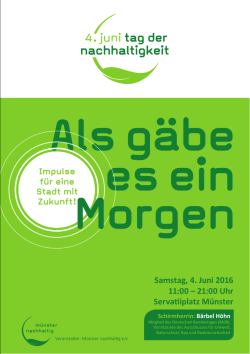 Impulse f&uuml;r eine Stadt mit Zukunft! - Anna-Kr&uuml;ckmann-Haus
