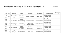 Helferplan Samstag, 4.06.2016 - Springen