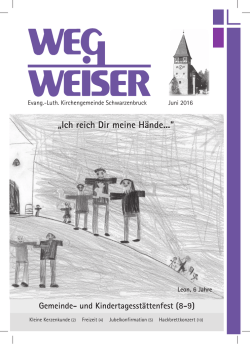 Ich reich Dir meine H&auml;nde... - Evangelische Kirchengemeinde