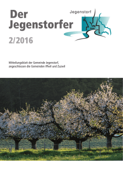 Jegenstorfer 2 /2016