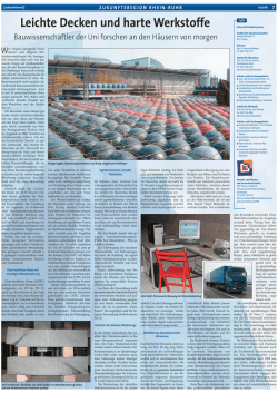 eichte - an der Universit&auml;t Duisburg