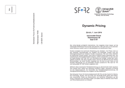 Dynamic Pricing - ITSL