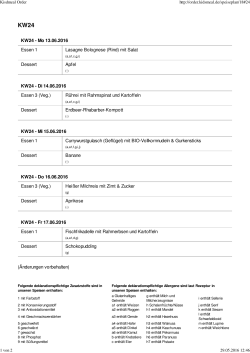Speiseplan 13.06. - Martin-Stoehr