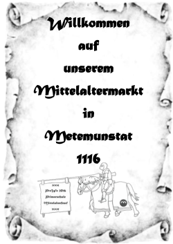 Festprogramm Mittelalterfest