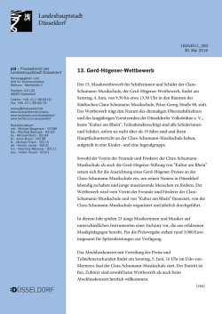 13. Gerd-H&ouml;gener-Wettbewerb