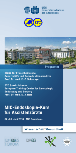 MIC-Endoskopie-Kurs für Assistenzärzte