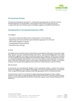 PSC Vorlage Stelleninserat de