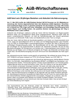 AüB-Wirtschaftsnews