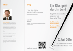 Ein Riss geht durchs Land