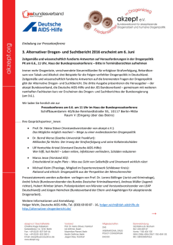 3. Alternativer Drogen- und Suchtbericht 2016