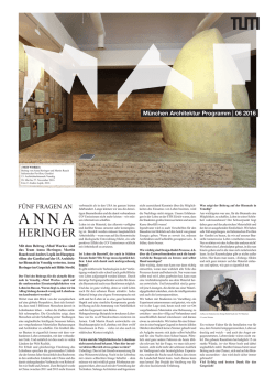 dieser Ausgabe - Architekturmuseum der TU M&uuml;nchen