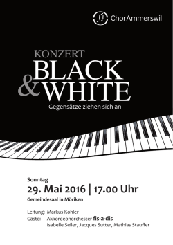 Konzertflyer zu downloaden - Ammerswil