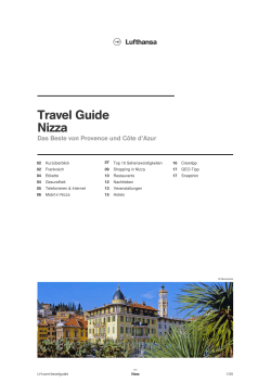 Nizza | Lufthansa ® Travel Guide