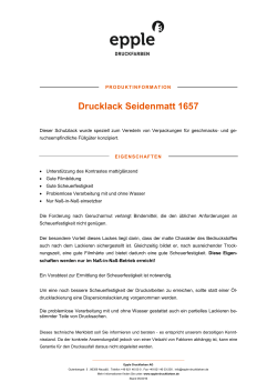 Produktdatenblatt Seidenmattlack geruchsarm 1657 43 KB, PDF
