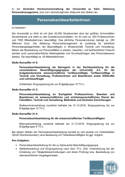 PersonalsachbearbeiterInnen