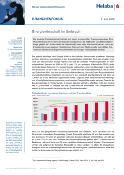 Energiewirtschaft im Umbruch