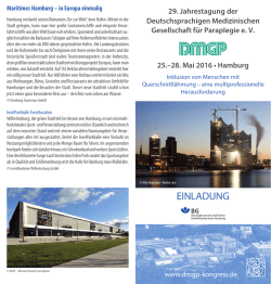 DMGP 2016 4-Seiter.indd - 29. Jahrestagung der