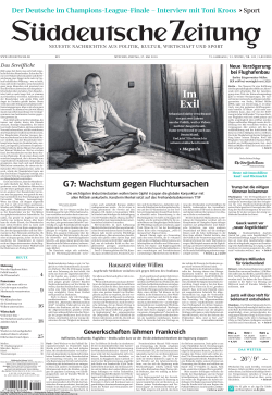 Süddeutsche Zeitung (27.05.2016)