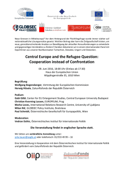 Einladung "Refugee Question"