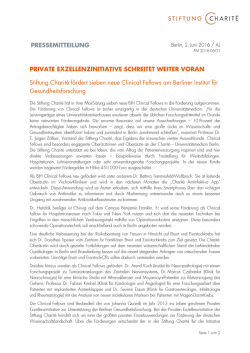 Page 1 STIFTUNG (CHARTE PRESSEMITTEILUNG Berlin, 2. Juni