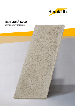 Heraklith A2-M - Knauf Insulation