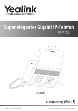 Super elegantes Gigabit IP-Telefon