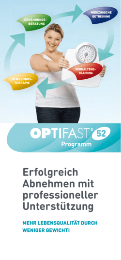 Infobrosch&uuml;re OPTIFAST - St. Martinus