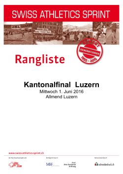 Rangliste - LC Luzern