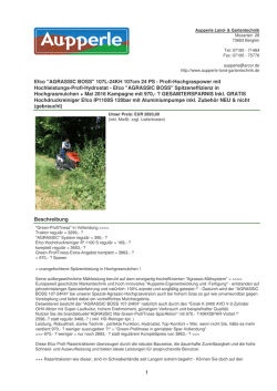 Efco "AGRASSIC BOSS" 107L-24KH 107cm 24 PS