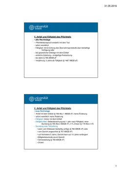 Handout Teil VI