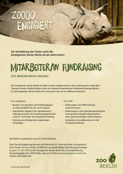 Stellenangebot als Pdf