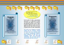Program Programm - Hands