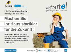 (Muster) Info-Veranstaltung