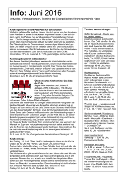 Info - Ev. Kirche Haan