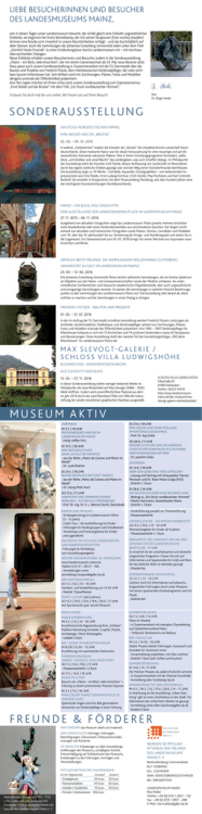 Monatsprogramm Mai - Juni 2016