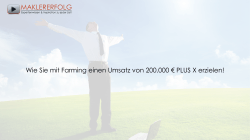 Wie Sie mit Farming einen Umsatz von 200.000 € PLUS X erzielen!