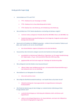 H&auml;ufig gestellte Fragen (FAQ)