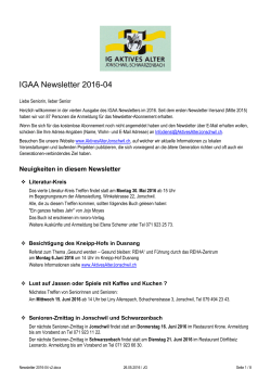 IGAA Newsletter 2016-04