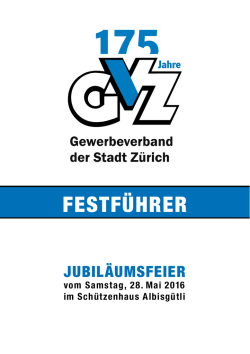 festf&uuml;hrer - Gewerbeverband der Stadt Z&uuml;rich